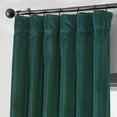 thumbnail image 6 of Dublin Green Vintage Cotton Velvet Curtain (1 Panel), Dublin Green, 50W X 84L, 6 of 8