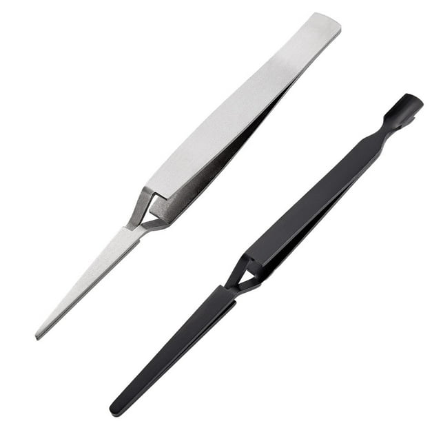 2 piezas de herramienta para pellizcar uñas, empujador de cutículas, pinzas para dar forma, pinza multifunción para manicura 1127