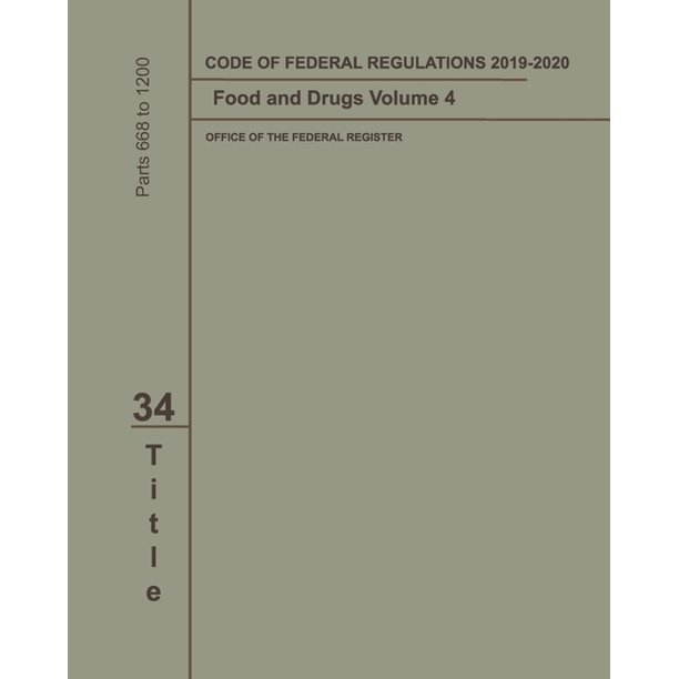Code of Federal Regulations 20192020 Title 34 Education Volume 4 (Paperback)