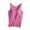 Hot Pink, variant on Built in Bra Tank Tops for Women Summer Basic Padded Yoga Shirt Shelf Bras Workout Camisole Casual Undershirt