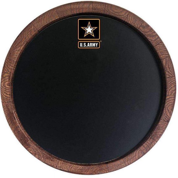 US Army: Chalkboard "Faux" Barrel Top Sign