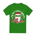 thumbnail image 1 of Star Wars: The Mandalorian Mens Grogu Snowflake T-Shirt, 1 of 4