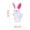 Z-White 2PCS, variant on pdqouc 20pcs Cute Rabbit Finger Puppet Cute Soft Velvet Cartoon Human Hand Puppet Toy Toddler Children Baby Toys Gifts Holiday Party Home Room Bed Sofa Decorations Kids Birthday Gifts