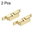 thumbnail image 4 of Unique Bargains Furniture Door Closet Brass Double Ball Catch Tension Latch 70mm Length 2Pcs, 4 of 4