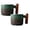 B*Two, variant on 2 Pcs Ceramic Espresso Cups with Wooden Handle, Espresso Shot Cups, Porcelain Demitasse Cups for Coffee or Tea 6 Oz