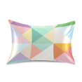 thumbnail image 7 of Yayeee Pillowcase King Size Set of 2 Satin Wrinkle Resistant Pillow Case, Abstract Geometric, 7 of 7