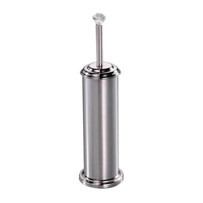 Home Basics Stainless Steel Toilet Brush Holder with Diamond Walmart