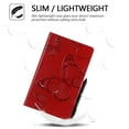 thumbnail image 4 of Dteck Folio Case For Amazon Fire HD 10 10.1" 2017 Model, Lightweight Embossed Butterfly PU Leather Flip Stand Case Cover with Card/Stlylus Holder,Red, 4 of 4