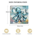 thumbnail image 2 of Blue Watercolor Octopus Canvas Art - Modern Wall Decor for Home, 12 x, 2 of 5