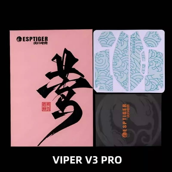 Esptiger Mouse Grip Tape for Viper V3 Pro Wireless, 1 Count, 1 Pack, Blue