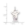 thumbnail image 2 of Designer 14K White Gold Kid Charm (Length=25) (Width=15) Made In United States -Jewelry By Sweet Pea Creations, 2 of 2