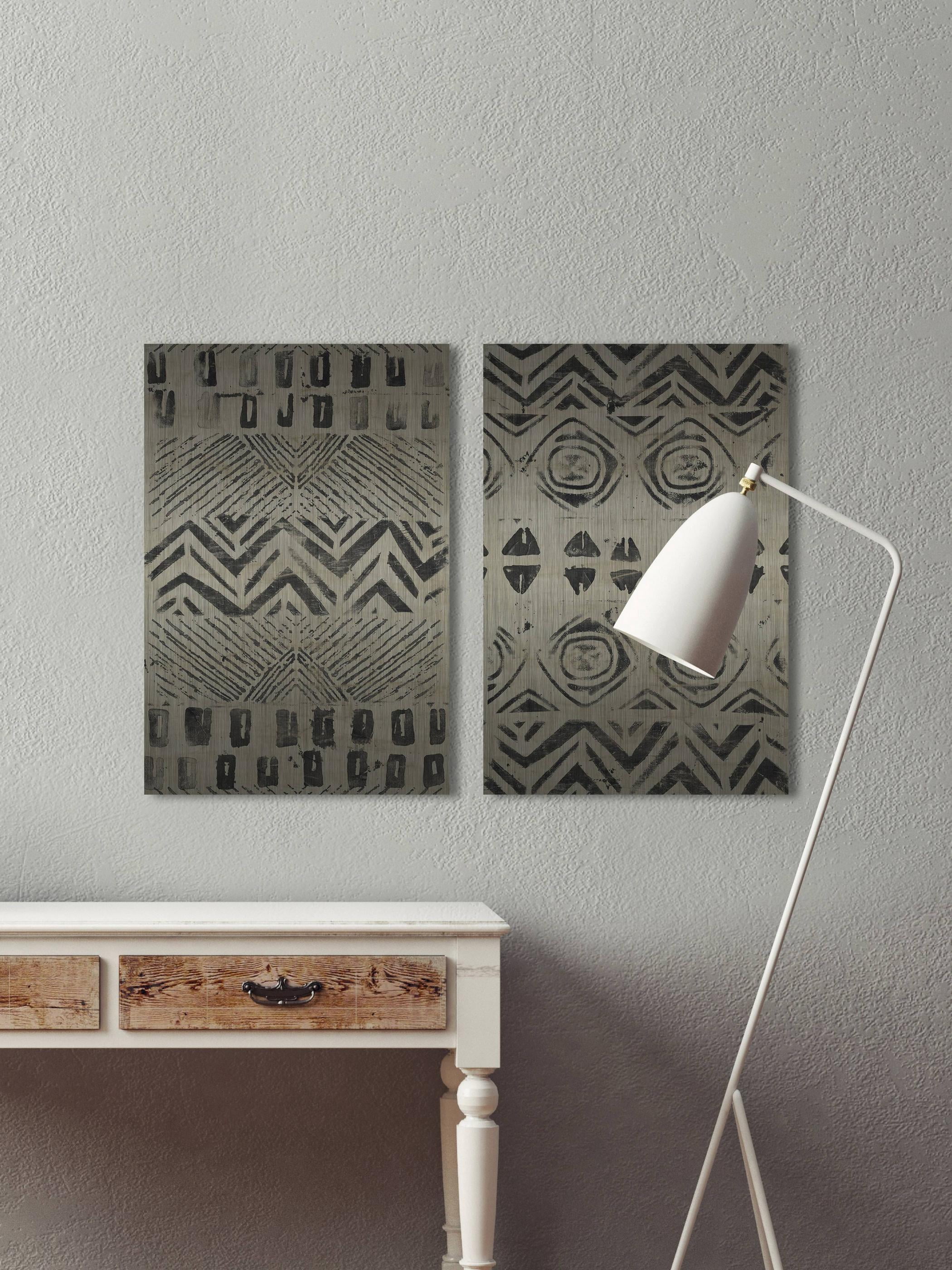 Marmont Hill Golden Patterns Diptych