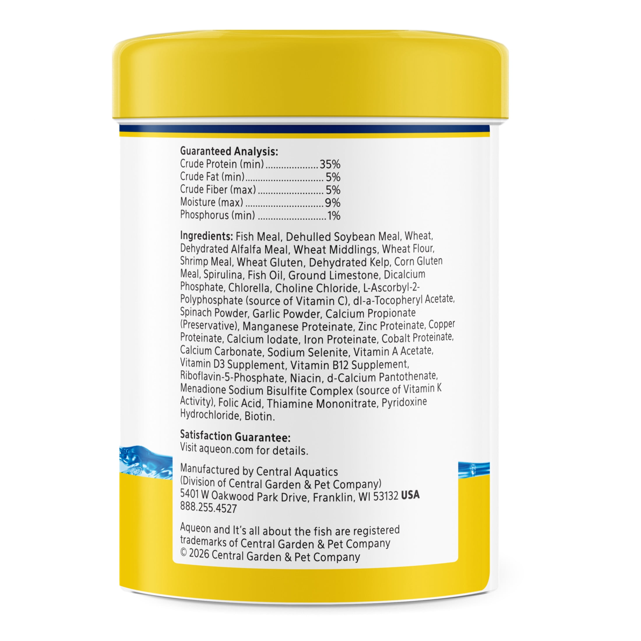 Aqueon Algae Rounds, Fish Food 5 Ounces