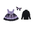 thumbnail image 3 of Kawaii Sanrio Kuromi Spring Autumn Girl Cute Cartoon Lolita Dress Birthday Party Role Play Tutu Pretty Dress Dress Gift Girl, 3 of 5