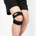 thumbnail image 3 of AB081 Estabilizador de rótula ajustable Correa de rodilla Soporte de rodilla Equipo de protección deportiva - Gris, negro Gris, multicolor, 3 of 5