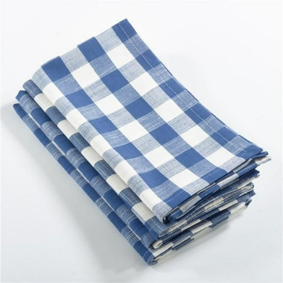 Saro Lifestyle Gingham Design Table Napkin (Set of 4)