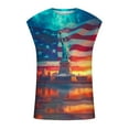 thumbnail image 4 of GERsome 4th of July Tank Tops for Men Summer Sleeveless USA Flag Stars Stripes Graphic Tees Loose Fit Workout Gym Muscle Tee S-3XL, 4 of 5