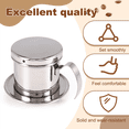 thumbnail image 4 of Cafetera de filtro portátil vietnamita, cafetera con infusor reutilizable, colador, cafetera de goteo manual, 4 of 4