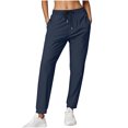 thumbnail image 2 of Soft Breathable Jeans for Women Spring Solid Color A Straight Leg With Zipper Pockets And Casual Pants Women's Zipper Pants, 2 of 6