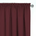 thumbnail image 3 of Mackenzie Rod Pocket Window Curtain Panel - 52x63 - Marsala/Tan, 3 of 3