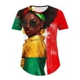 thumbnail image 4 of Otvok Independence Day Womens Short Sleeve Tops Casual Printed T-Shirt Ladies Summer Plus Size Blouses, 4 of 6
