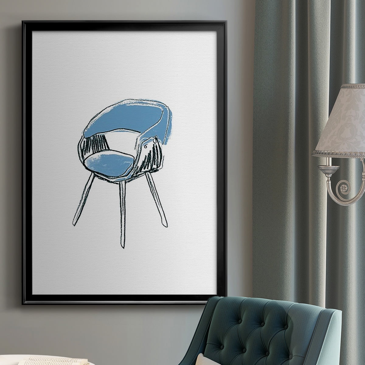 Take a Seat I Premium Framed Print, in Gold, Black, or Silver - Ready to Hang