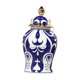 thumbnail image 3 of Tarro de jengibre azul y , tarro de para jengibre, decoración del hogar, adorno de regalo con tapa, tarro decorativo para para, 3 of 8
