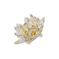 thumbnail image 2 of Matsuzay Cristal fino flor de loto pisapapeles Feng Shui esfera cristales colección de flores figuritas para boda hogar Decoración Amarillo, 2 of 6