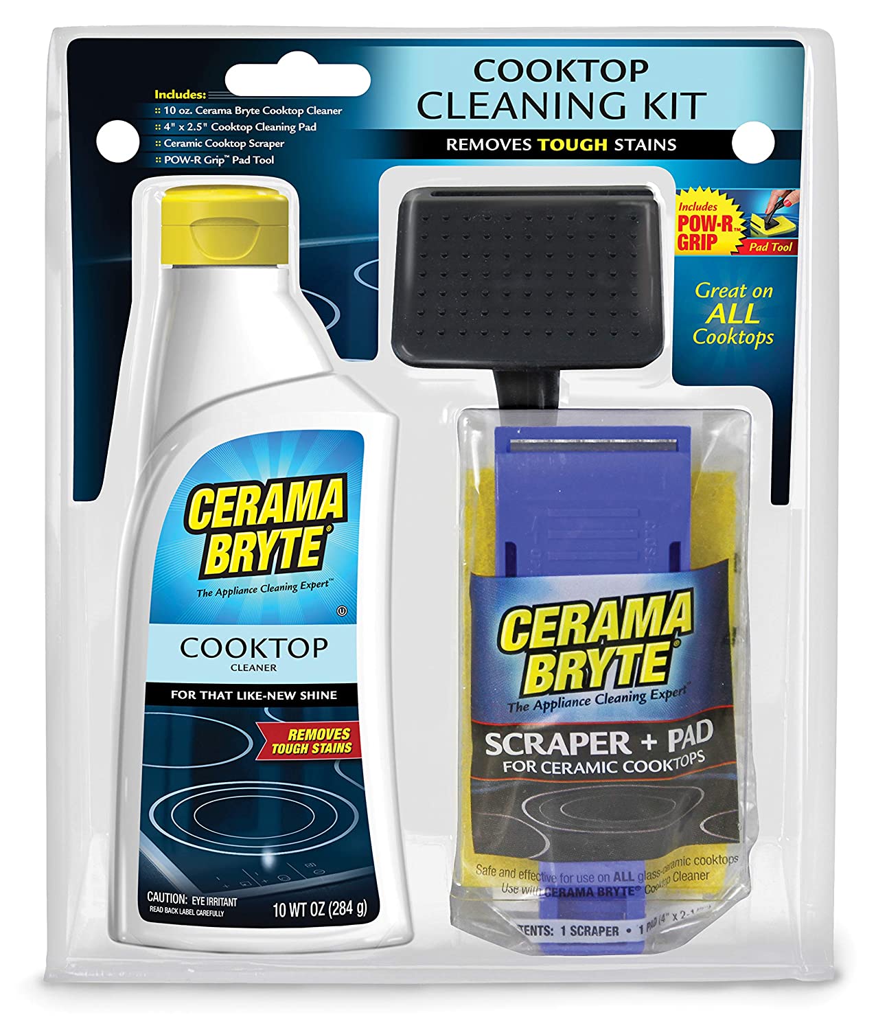 Cerama Bryte Kitchen Cleaners, Lemon Scent, 10 Ounce