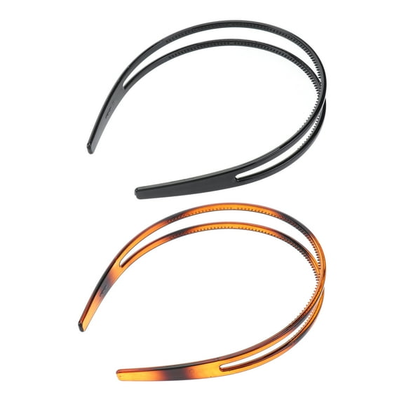 ELAYARD Women’s Flexible Hair Headbands, 2-Pack Assorted Colors, Comfortable Hair Holders for Everyday Use