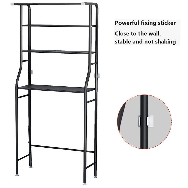 Black metal bath rack hotsell