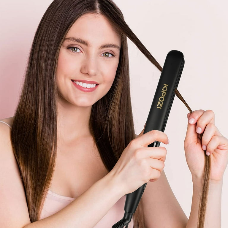 Straightener Brush Plancha Kipozi KIPOZI 2-in-1 Flat Iron Curling