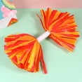 thumbnail image 3 of FRCOLOR Cheering Poms with Handle for Cheerleaders Made of Plastic Red Color Great for Sport Cheering 1 Pair, 3 of 8
