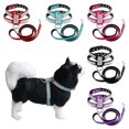 thumbnail image 4 of Methold Arnés para mascotas, portátil, ajustable, Flexible, seguro, resistente, correas para actividades al aire libre, jardín, correa para Suministros para perros Púrpura L, 4 of 5