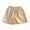Yellow, variant on Kids' Elastic Waist Striped Shorts Drawstring Casual Shorts with Button Detail