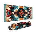 thumbnail image 2 of Southwestern Native American Geometric Mouse Pad Extended Large Gaming Mousepad Non-Slip Rubber Big Keyboard Desk Mat 31.5 X 11.8 Inch, 2 of 7