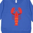 thumbnail image 3 of Inktastic Lobster Cute Ocean Creature Toddler Sweatshirt, 3 of 4
