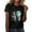 Black, variant on TSADFHJI Christmas Tops for Women with Bling Funny Cat T Shirt Three Cat Howling Moon Distressed Cat Lover Starry Night T Shirt Xxl Red