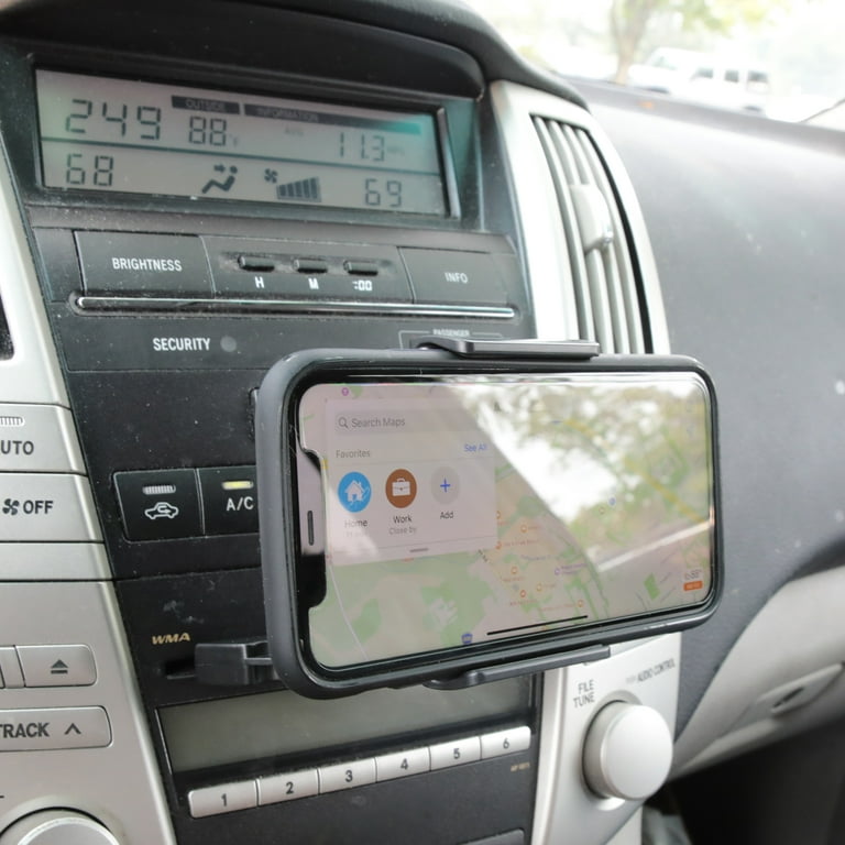 XXW Autohalterung Aluminiumlegierung CD Slot Phone Mount, 360