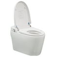 thumbnail image 5 of BN-6100S, 1-Piece 1.28 GPF Tankless Elongated Smart Bidet Toilet in White, Auto Flush, Heated Seat with Soft Close, 5 of 8