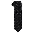 thumbnail image 1 of Alfani Mens Silk Blend Professional Neck Tie Black O/S, 1 of 1
