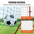 thumbnail image 3 of VEVOR Soccer Rebounder Rebound Net, Kick-Back 39"x39", Portable Football Training Gifts, Fully Adjustable Angles Goal Net, Aids & Equipment for Kids Teens & All Ages, Easy Set Up & Perfect Storage, 3 of 9