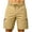 Khaki, variant on 9" Men's Quick-Dry Hiking Shorts - Lightweight 5-Zip Pocket Design | Golf & Outdoor Work Shorts