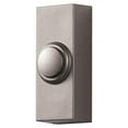 thumbnail image 2 of Globe 3014517 Plastic Wireless Pushbutton Doorbell, Satin Nickel & Silver, 2 of 2