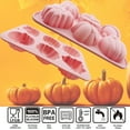 thumbnail image 5 of 2Pcs 3D Pumpkin Silicone Mold Fall Silicone Mold Halloween Thanksgiving Fall Candy Mold Autumn Maple Leaf Acornshape Chocolate Candy Cake Pan Baking Tray Molds for Cake Decoration upcake Toppers, 5 of 8