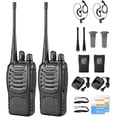 thumbnail image 1 of Radios de Comunicación Inalámbricos, BaoFeng Walkie Talkie 888s Recargable de Largo Alcance a Prueba de Lluvia, Altavoces con Micrófono, Intercomunicador Remoto para Uso Laboral, 1 of 14