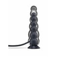 thumbnail image 5 of Size Up Ripple Inflatable 7" Silicone Anal Plug with Ball Pump, Black, 5 of 5