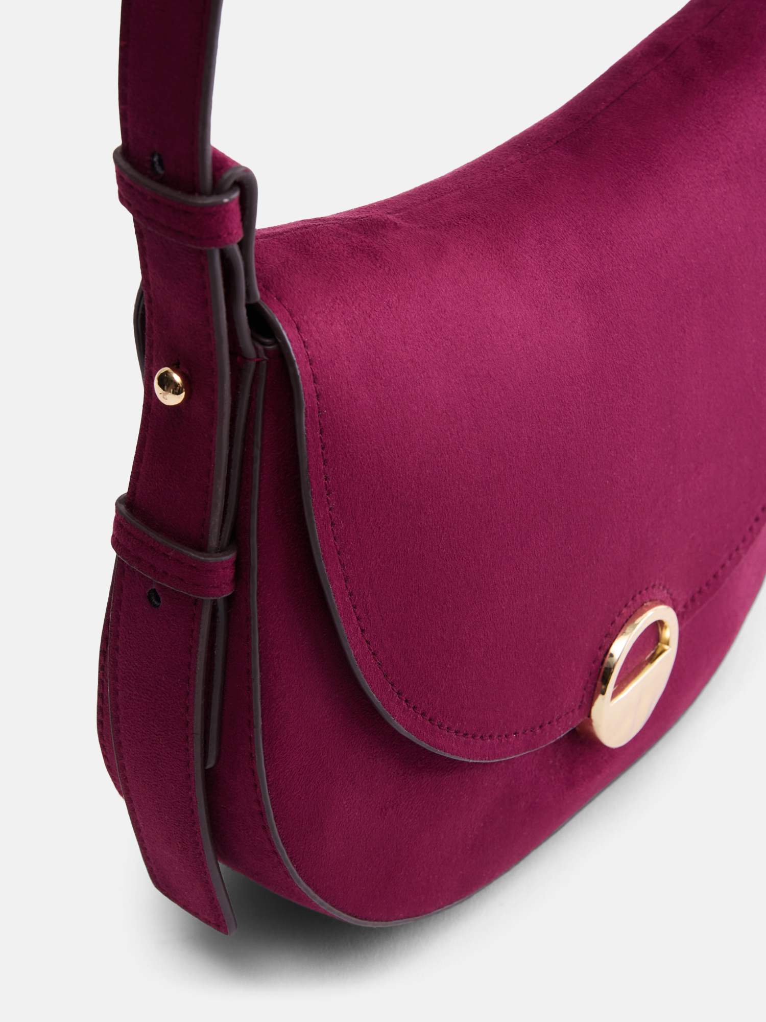 Scenario Women's Faux Suede Crossbody Handbag photo 3