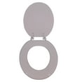 Mainstays Round Molded Wooden Toilet Seat, White