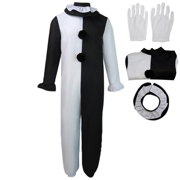Disfraz de Moalioi Art the Clown Cosplay para Halloween, set completo